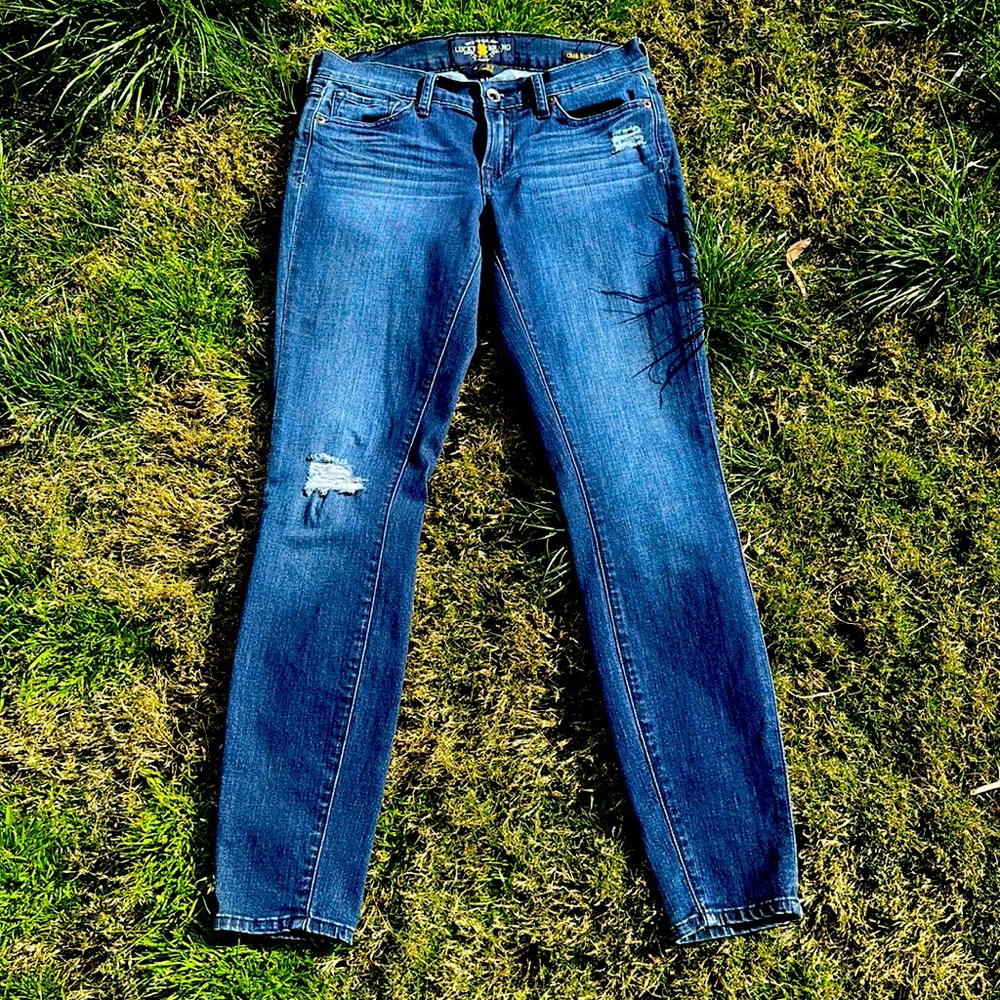 Lucky brand, Charlie super skinny, mid rise, jeans size 4/27